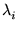 $ \lambda_{i}^{}$