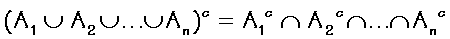 Lei de De Morgan nmero 1
