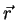 $ \vec{r}$