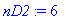 nD2 := 6