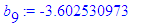 b[9] := -3.602530973