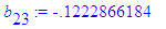 b[23] := -.1222866184