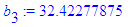 b[3] := 32.42277875