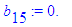 b[15] := 0.