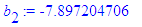b[2] := -7.897204706